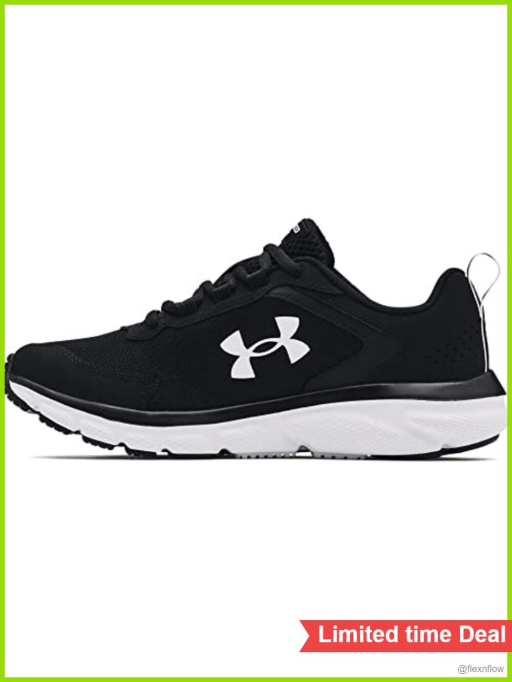 Women's Charged Assert 9 Road Running Shoes Athletic Sneakers Lace-Up Mesh